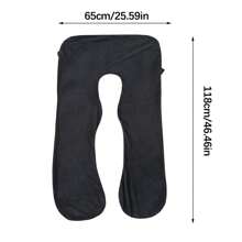 Pregnancy Pillows Cover For Sleeping - U Shaped Full Body Maternity Pillow Removable Cover - Support For Back, Legs, Belly, HIPS - Pregnancy Pillow Cover For Women, U-Shaped Maternity Pillow Cover