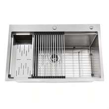 YUNRUX Kitchen Sinks - Silver - View 6