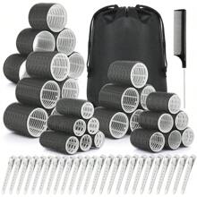 38PCS Hair Rollers Hair Curlers, Rollers, Curlers For Long Hair Thick, Jumbo Large Medium Small Rollers Set, 12 Stainless Steel Clips And Storage Bag, Back To School, Travel Holiday Essentials, Hair Curlers, Curly Hair Brush, Rollers, Curly Hair Products, Barber, Hair Curlers, Rollers, Curly Hair Products, Curler, Rollers Hair Curl, Christmas, Hair Curler, Curly Hair Products, Hair Curl, Hair Roller, Rollers For Hair, Curly Hair Tools, Heatless Curlers, Curly Hair Brush, Hairdressing Equipment,Heatless Waves,Travel Essentials,Hairstyle,Hairdressing,Curly Hair,Hair Rollers,Hair Curler,Heatless Curl,Heatless Curls,Hair Curlers,Rollers,Hair Curl,Rollers For Hair,Curly Hair Tools,Hair Rollers,Hair Roller,Curls Diffuser,Hair,Travel,Hair Products,Hair Tools,Hair Stuff,Barber,Barber Accessories,Barbershop,Hairdressing Equipment