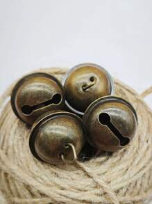 5pcs/10pcs 22mm Antique Brass Bells - Perfect For Party Decorations, Home Decor, Halloween And Christmas Tree Ornaments