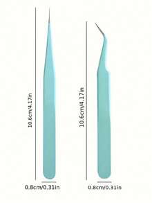 4-Piece Set Of Stainless Steel Tweezers, Jewelry Making Tools, Epoxy Resin Mold Tools, Color Tweezers Kit, Handmade Jewelry Accessory Color Scrapbook Tweezers, Straight And Curved Tweezers Are Suitable For DIY, Scrapbook, And Are Good Helpers For Beads And Delicate Projects. Guka Flower, Pink/Blue/Purple/Black - Màu tím - Xem 3