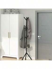 6/9 Pcs Minimalist Wall-Mounted Coat Rack, Tree Branch Style Freestanding Clothes And Hat Rack, Easy-To-Use Independent Hanger - High Stability Portable Storage Rack, Adjustable Height, Plastic Material, Elegant And Practical Branching Design, Suitable For Bedroom Clothing Storage, Suitable For Home, Dorm, Bedroom And Foyer Storage | Modern Style. Suitable For Hanging Clothes, Hats And Bags, Living Room, Bedroom, Home Office - Multicolor - View 8