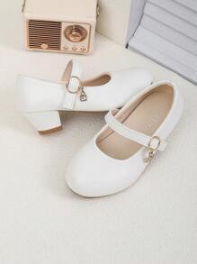 1双可爱2025新款儿童高跟鞋，时尚公主鞋，适合舞会