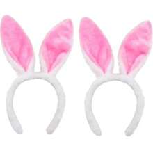 6 Pcs Rabbit Accessory Set Including Rabbit Ear Headband, Bow Tie And Tail (2 Sets), For Costume Decoration, Gag Prop, Funny Rabbit Ear Headband Bunny Costume