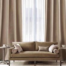 2 Panels Blackout Curtains Solid Soft Grommet Mustard Yellow Thermal Insulated Soundproof Room Darkening Curtains/Drapes/Panels Fall Living Room Bedroom 52 X 90 Inch - 駝色 - 查看 7