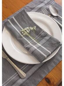 Table Mat - גריס (שמבריי אפור) - ראה 8