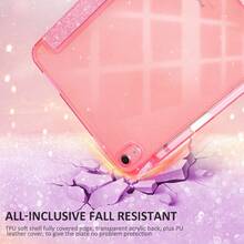 Compatible With Ipad A16 2025 Case With Pencil Holder Compatible With Ipad 11th 10th Generation Smart Cover Compatible With Ipad Air 11 M3 M2 Sparkling Shell Glittering Compatible With Ipad Air 4 5 Case Pro 11 M4 M5 - Multicolor - View 7