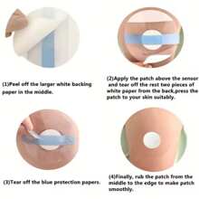 10/20 Pcs Freestyle & Libre 3 Sensor Stickers: Waterproof, 14-Day Wear Adhesive Patches, Hypoallergenic, Latex-Free