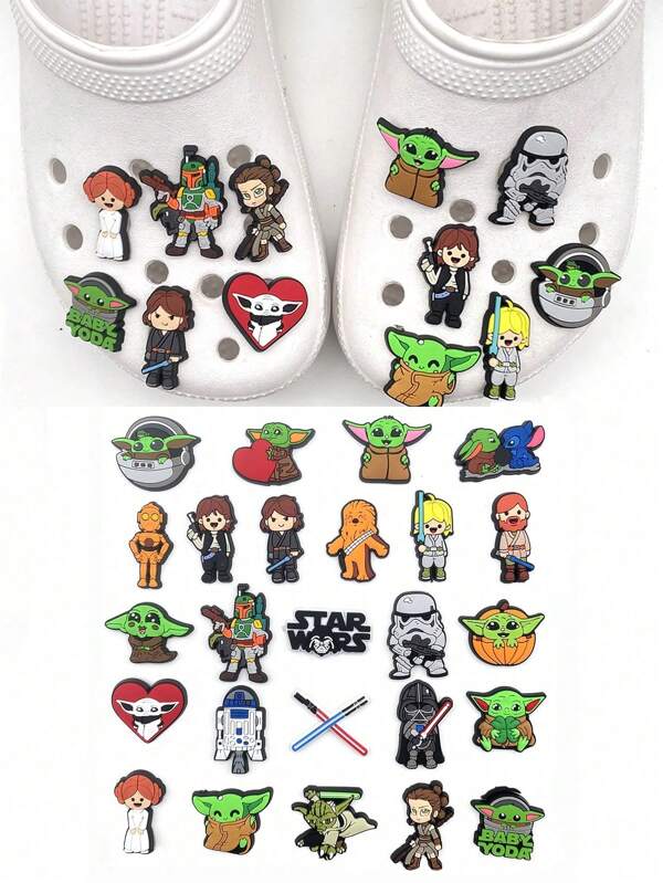 Disney Clown Shoes Decoration, Cartoon Shoes Decor Accessories For Women & Men