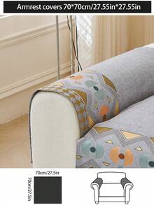 1 件四季沙发垫套，现代简约防滑沙发座椅保护套，防尘可洗沙发套，浅灰色柔软防褪色，宠物友好，适合 L 型沙发和 1/2/3/4 座沙发 - 淺灰色 - 查看 14