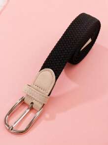 弹力编织腰带，时尚韩版，男女通用，适合学生和多功能装饰秋季，秋季，万圣节 - 編織多巴胺腰帶 - 查看 11