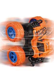 Monster Truck Toy, Friction Powered Reversible Remote Control Car Set, Gift For Boys 3-7 Years Old, Random Color,Toys For Boys,Kids Toys - Multicolor - View 11