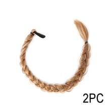 24 Inch Synthetic Long Braided Ponytail Hair Extensions For Women High Temperature Fiber Hair Accessories(1-2 PCS) - Multicolor - View 13