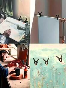 Heavy Duty Clamp, Woodworking Tool, Handheld Household Clamp, Spring Clamp, Strong Fixing Clamp, Men's Tool - Black - View 8