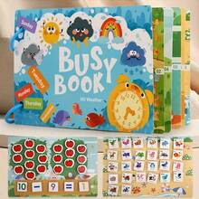 Engaging Quiet Book For Kids - Educational Sensory Learning Activity Toy, Perfect For Pre-School & Kindergarten - Ideal Halloween Or Christmas Gift - Multicolor - View 9