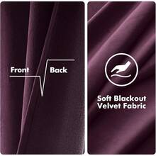 2 Panels Blackout Curtains Solid Soft Grommet Mustard Yellow Thermal Insulated Soundproof Room Darkening Curtains/Drapes/Panels Fall Living Room Bedroom 52 X 90 Inch - 紫蘭花 - 查看 3