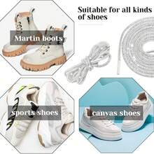 2pcs Rhinestone Shoelaces With Rhinestone Embellishments, Fashion Glitter Diy For Sneakers And Flat Shoes Summer Party - Multicolor - View 8