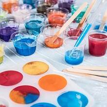 100 buc pipete gradate de unică folosință 3 ml, pipetă de transfer prin presare, instrumente din rășină plastică transparentă pentru matrițe de silicon, potrivite pentru rășină epoxidică DIY, confecționarea bijuteriilor și transfer precis de lichide, instrumente artizanale