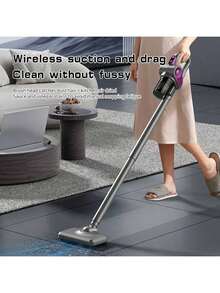 Cordless Handheld Dust Mite Vacuum Cleaner, Suitable For Car And Home, Strong Suction, 2000mAh Battery Capacity - Multicolor - View 10