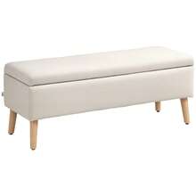 Banc de rangement extérieur - Blanc - Voir 1