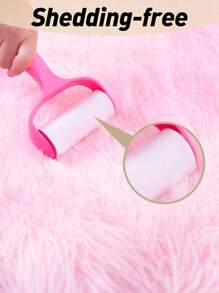 4 英尺 X 6 英尺柔软毛茸茸地毯，可洗地毯垫，适用于客厅、卧室、宿舍、大学、公寓，粉色地毯装饰，适合男孩和女孩的房间