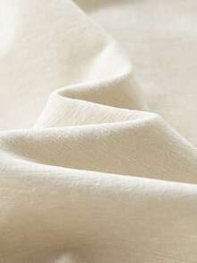 Men Minimalist High-End Beige Utility Jacket, Metal Buttons And Zipper Pockets, Very Stylish, Fall - White - View 8