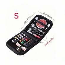 Complete Sewing Kit With Assorted Threads, Needles, Scissors, Buttons, Tape Measure, Seam Ripper And More - Ideal For Minor Repairs, Emergency Fixes, Personalization, DIY Crafts - Portable Travel Sewing Kit Suitable For Home, Outdoor And On-The-Go Use, Also A Great Gift For Halloween And Christmas - Black - View 7
