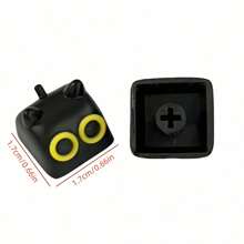 1 szt. spersonalizowanych i uroczych nakładek na klawiaturę mechaniczną w kształcie kota, krzyżowe klawisze, wysokość OEM, materiał ABS, starannie wykonany zamiennik klawisza ESC, prezent na akcesoria komputerowe DIY