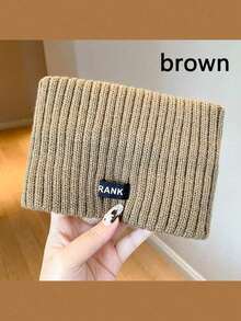 1/2/3/4pcs Knitted Headband Hats, Soft & Skin-Friendly, Warm & Breathable, Easily Paired With Various Outfits. Wearing It Not Only Protects Your Forehead From The Cold, But Also Enhances The Overall Fashionable Look. The Perfect Accessory For Autumn/Winter That Balances Warmth And Style. - Coffee Brown - View 5