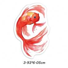 SCXXBSW 50pcs Water Color Marine Creatures Creative Fun Exquisite Stickers DIY Decorative Skateboard Phone Case Guitar Waterproof Stickers - Multicolor - View 3