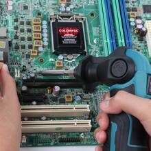 Soldador inalámbrico de 12V, soldador eléctrico portátil de temperatura constante para uso doméstico, herramienta de reparación eléctrica recargable - Azul - Ver 8