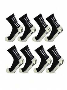 4/5/6 双男式防滑足球/篮球运动袜,带防滑垫,防滑袜 - 彩色 - 查看 12