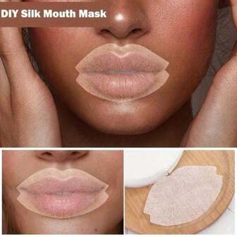 Aproximadamente 50 piezas/bolsa Papeles de mascarilla labial ligeros - Película labial invisible súper delgada para hidratación y suavidad, acabado natural transparente, sin fragancia, cuidado de la piel en casa, accesorio de cuidado personal, acabado brillante, textura suave, material suave, para usuarios de maquillaje