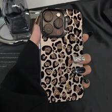 Leopard Print Phone Case The Product Is A 2D Image Suitable For Compatible With Iphone17,16, 15, 14, 13, 12, 11, PRO MAX, X, XS, PLUS,As Well As, Galaxy S22/23/24 Ultra/FE+ - 彩色 - 查看 4