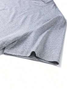 Men's Letter Print Casual Loose Short Sleeve T-Shirt