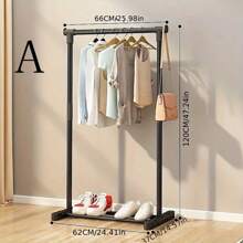 1 pieza Secadora de ropa de pie, perchero portátil sencillo para interiores/balcón para el hogar, dormitorio de estudiantes