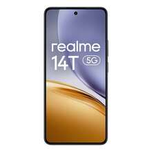 Realme 14T 5G 智慧型手機 8GB+256GB，6.67 吋 OLED 120Hz 螢幕，5000 萬像素後置相機，6000mAh 大電池，聯發科天璣 6300，8 核心手機，全球版，不含充電器 - 黑色 - 查看 4