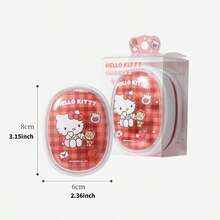 Miniso Hello Kitty Portable Smoothing Comb, With The "No - Tangling" Design Concept, Rounded Comb Teeth Protect Hair, Compact Size For Easy Carrying, Essential For Travel And Daily Grooming (1 PC) - Red - View 6