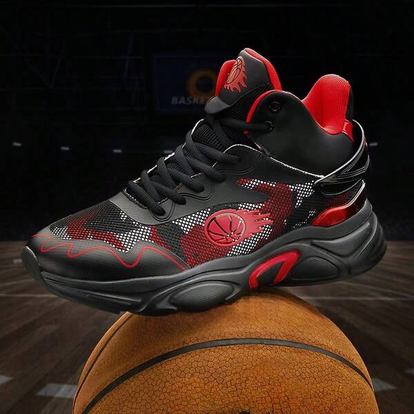 New Basketball Shoes For Men, Anti-Slip Breathable Sports Shoes, Summer & Spring