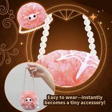 MINISO 哈利波特神奇生物毛绒公仔盲盒，采用优质毛绒材料制成，背包挂件，办公室空间装饰，完美的生日礼物（1 件，随机发货）