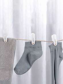 1/6/12/24PCS 无痕夹晾衣架,防风固定晾衣袜、床单、居家必备好物,用起来说好看,耐用,不留痕迹抓地力强,无痕夹晾衣架,防风固定晾衣袜、床单、居家必备好物,用起来说好看,毛巾夹沙滩巾度假必备衣夹 - 彩色 - 查看 9