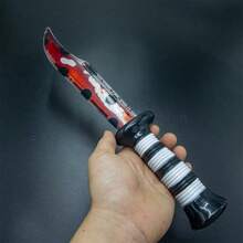 1 buah Pisau Mainan Dekorasi Halloween, Realistis, Pisau Jagal Palsu Horor, Alat Rias Zombie, Alat Peraga Prank Pertunjukan, Darah Palsu Mengalir, Pisau Film Plastik Realistis, Dengan Darah Palsu Mengalir di Dalamnya [Beberapa Bagian Acak, Perbedaan Warna] - MultiWarna - View 8