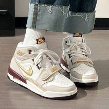 Nike Air Jordan Legacy 312 新年变身系列 - 大童运动鞋 白/金栗色 IB4914-161