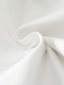 男婴卡其色 Polo 领长袖连体衣，秋冬季 - 白色 - 查看 6