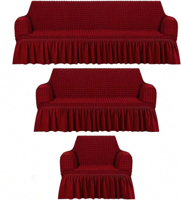 AMOROSA Sofa Slipcovers - عنابي اللون - مشاهدة 1