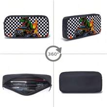 3pcs Dinosaur-Black/Green/Colours Themed Backpack Set With Lunch Box & Pencil Case&Storage Bag - Polyester, Lightweight, Fashionable Mixed Colors