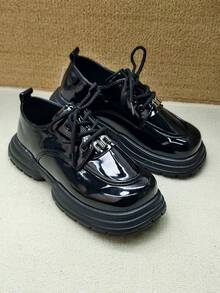 1 Pair Casual Leather Shoes, Versatile Spring New Arrivals
