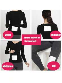 50 Pcs White Self-Heating Patch,Warm Body Stickers Hands And Feet Warm Stickers Waist,And Abdomen Warm,Heating Patch For Women, Body Heating Patch, Waist Heating Patch - Orange - View 7