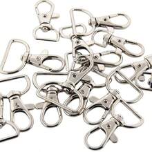 20/30pcs Rotatable Key Rings Hooks, D-Ring Key Chain Hooks, D-Ring Clip Hanging Cords Hardware, Suitable For Making Key Chains, Bag Charms, Lanyard Hardware, DIY Crafts, Suitable For DIY Holiday Party Gifts, Back To School Gifts, Halloween, Christmas - One Size - View 5