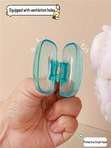Etui na szczoteczkę do zębów, plastikowa osłona na szczoteczkę podróżną, uchwyt na szczoteczkę podróżną/domową, przenośny pyłoszczelny futerał ochronny na szczoteczkę podróżną, pudełko do przechowywania, przenośna główka szczoteczki ochronna na klips, uchwyt na szczoteczkę podróżną/domową do akademika, przenośny pyłoszczelny futerał ochronny na szczoteczkę podróżną, pudełko do przechowywania, przenośna główka szczoteczki ochronna na klips